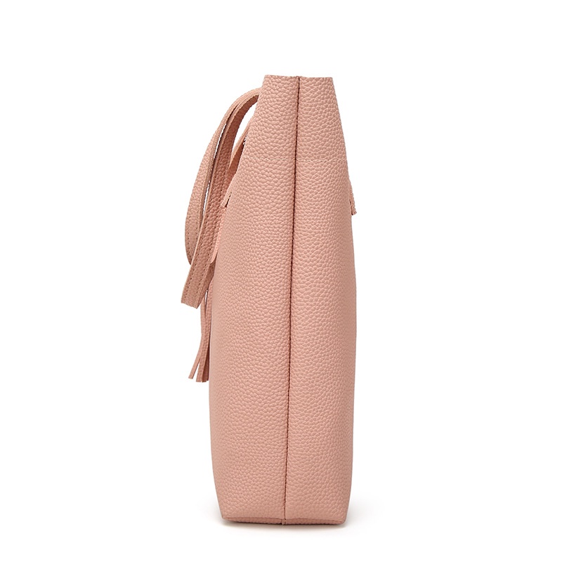 Túi Đeo Vai Họa Tiết Vỏ Quả Vải Đơn Giản Thời Trang Cho Nữ