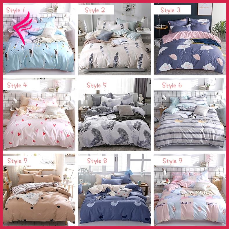 nệm Chăn / ga trải giường và vỏ gối1m5 và 1m8 / 2m chất liệu cotton thân thiện với da