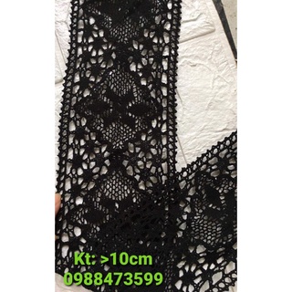 Ren chỉ đen, bản 10cm