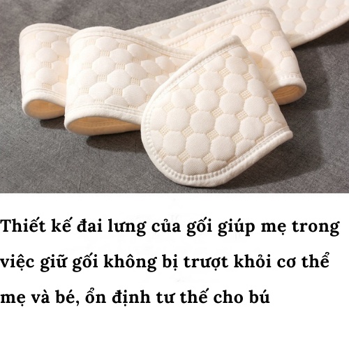 Gối Cho Bé Bú Cao Cấp Hình Chữ C Chống Trào Ngược [Tặng Kèm Gối Chống Méo Đầu Cho Bé]