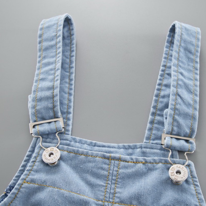 Quần yếm denim thời trang dành cho bé