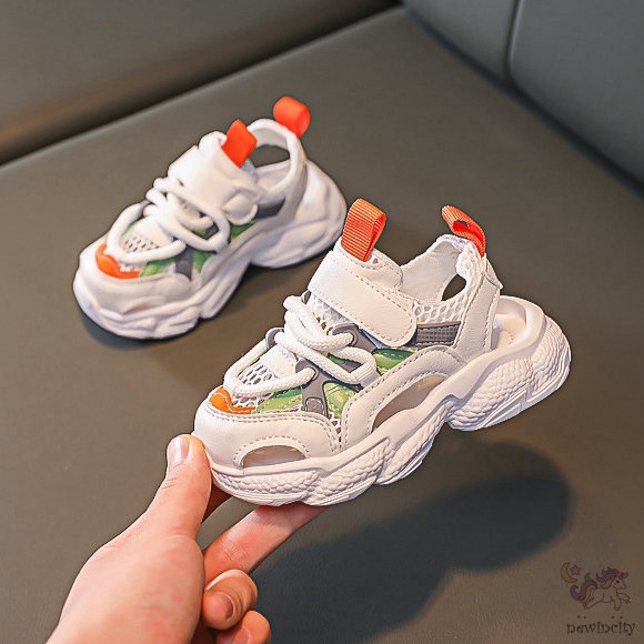 Giày thể thao trẻ em phối vải lưới cá tính thời trang Hàn Quốc