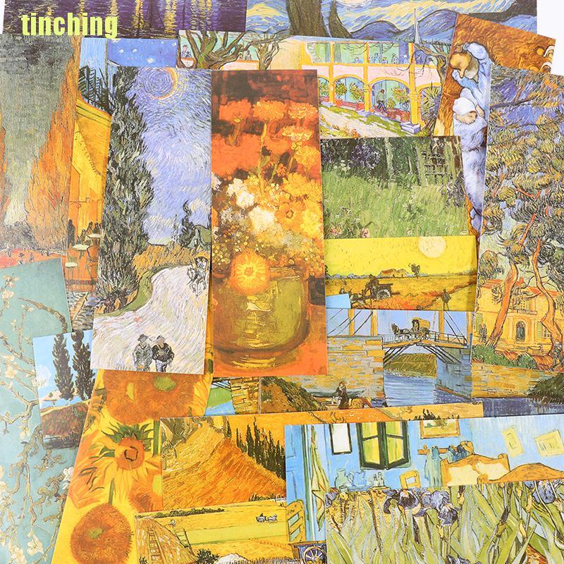 Bộ 30 Tranh Sơn Dầu Van Gogh Đẹp Mắt
