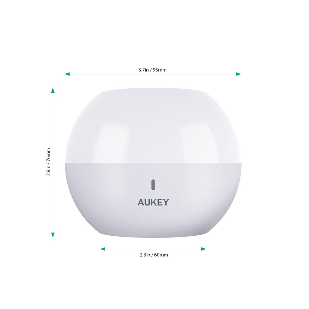 Đèn LED Aukey LT-ST23 White 256 Màu RGB Chống Cận Thị - Sản Phẩm Phân Phối Chính Hãng