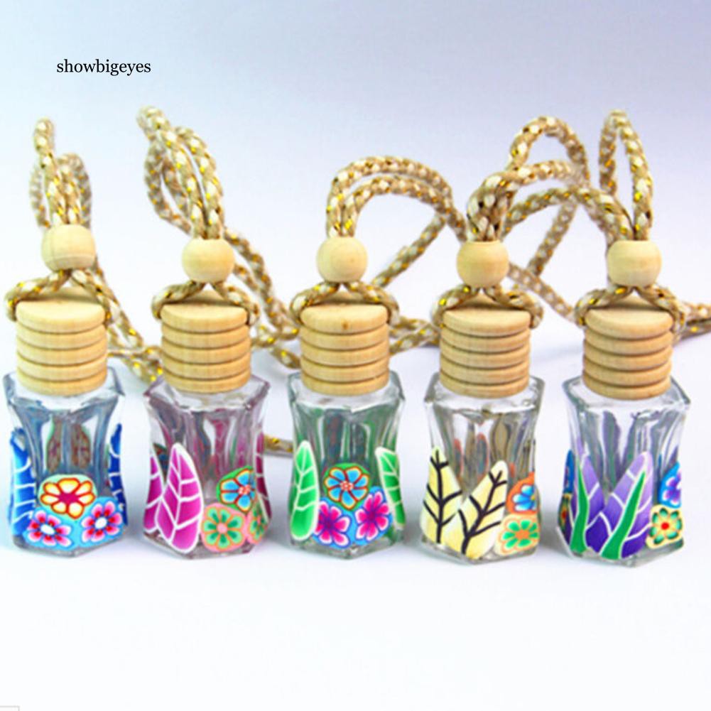 Bình Đựng Nước Hoa Treo Xe Hơi In Họa Tiết Gothic Độc Đáo