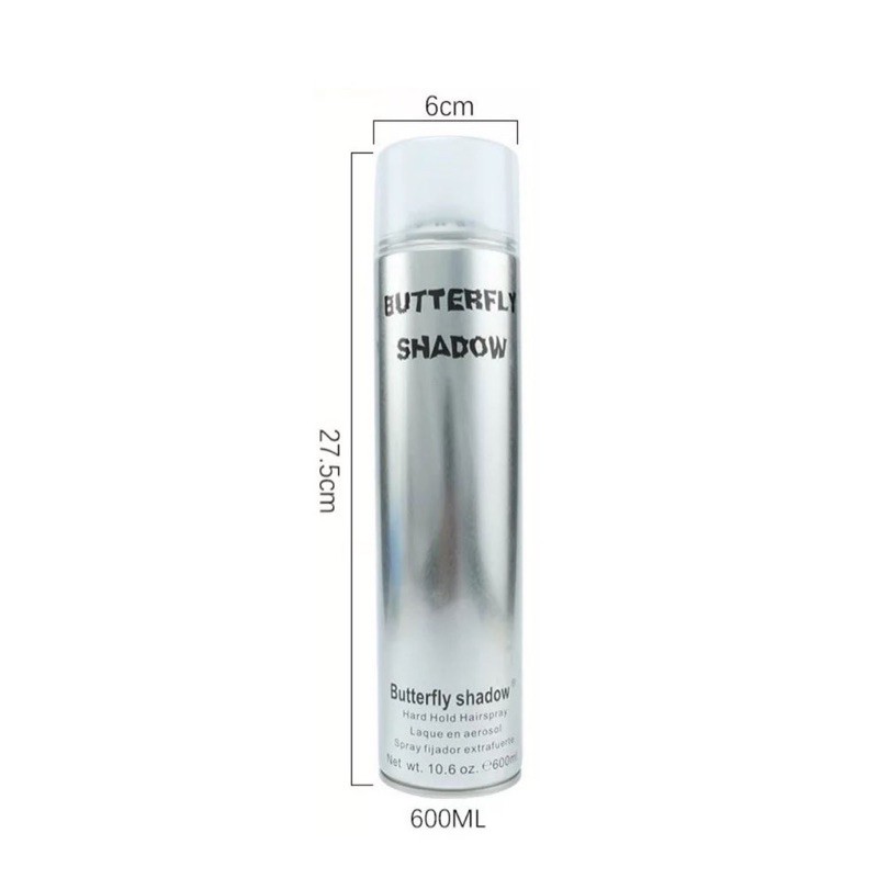 [600ml] Gôm xịt tóc Butterfly Shadow