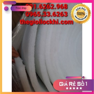 Bông lọc bụi G4 - Bông lọc bụi, lọc khí dày 20mm. Tấm lọc bụi G4 - Tấm lọc bụi dày 20mm