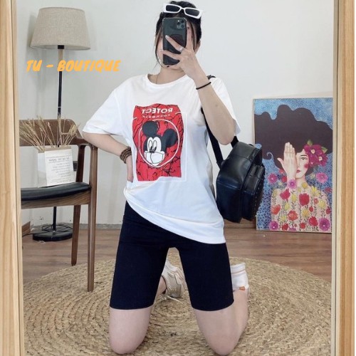 Quần legging lửng thái nâng mông đùi nữ ngố cạp cao lưng thun siêu co giãn