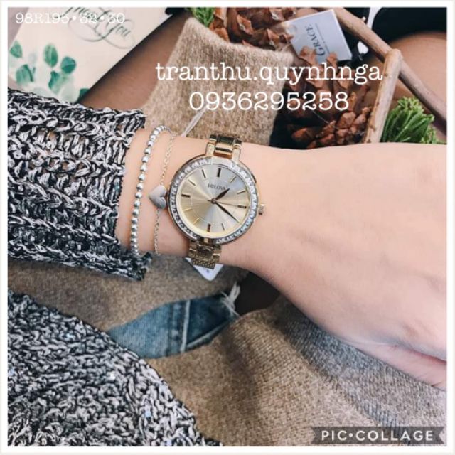 Đồng hồ nữ BULOVA 98R195 CHÍNH HÃNG