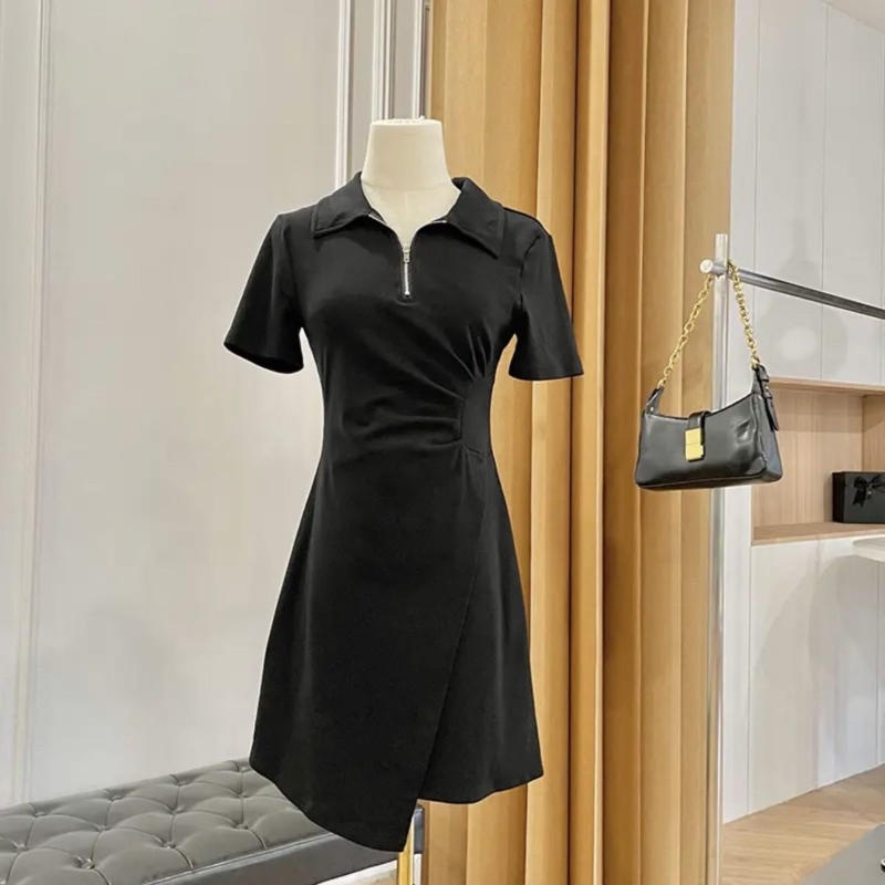 Đầm polo Dáng Lửng Thời Trang Mùa Hè Hàn Quốc 2022