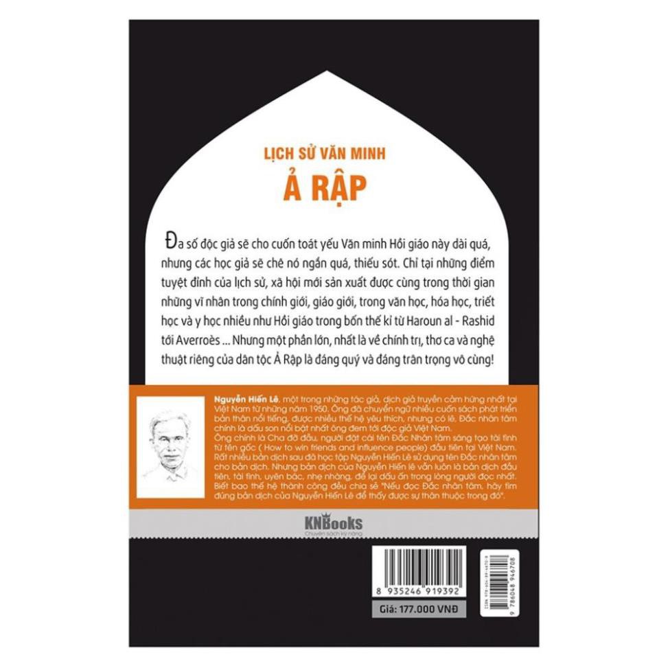 Sách - Lịch Sử Văn Minh Ả Rập  Tác giả Will Durant - MCBU9752