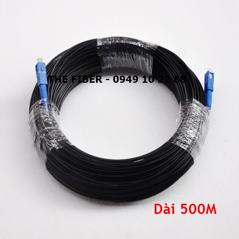 Dây Nhảy Quang Ngoài Trời SC/UPC-SC/UPC Dài 500m 1FO SM (FTTH)