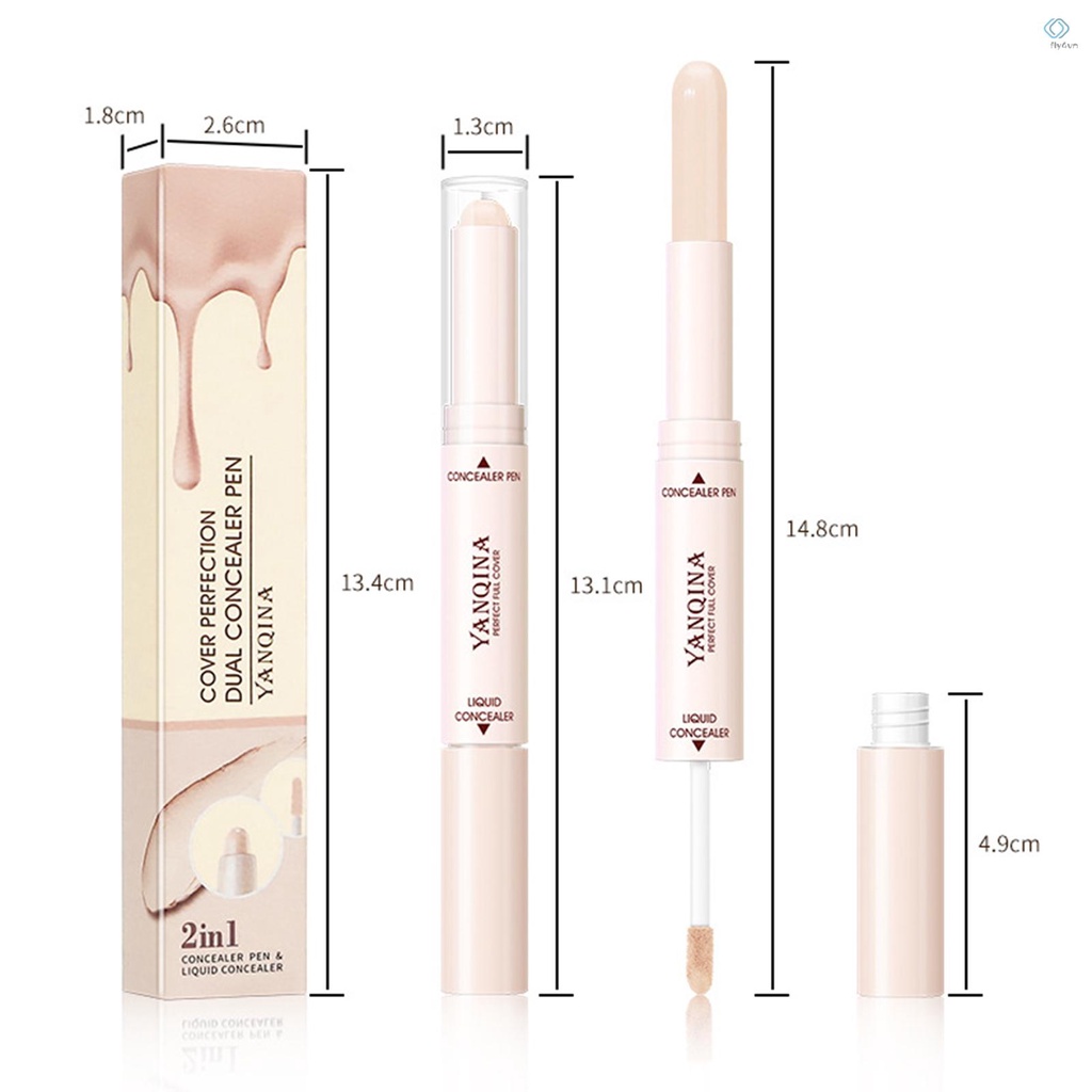 Bút che khuyết điểm hai đầu lâu trôi không thấm nước YANQINA
 | BigBuy360 - bigbuy360.vn