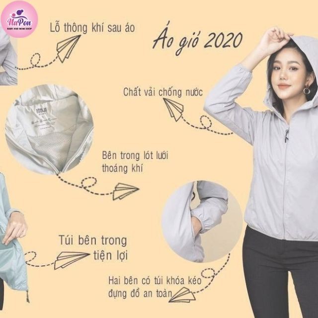 [GÍA HỦY DIỆT]Áo gió nữ, áo khoác nữ, áo khoác nữ 2 lớp lưới cực mềm mại giữ ấm, áo chống nước,chống nắng hợp thời trang | BigBuy360 - bigbuy360.vn