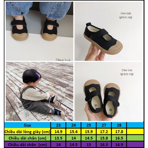 GIÀY PHONG CÁCH HÀN QUỐC 2127 DÀNH CHO BÉ GÁI VÀ BÉ TRAI MỀM VÀ NHẸ