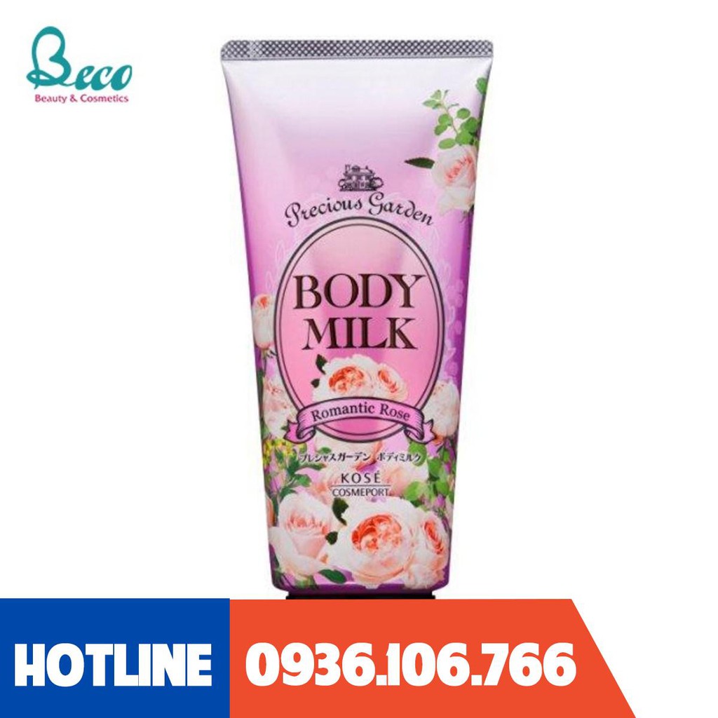 [Mỹ Phẩm Xách Tay]  Dưỡng Thể Body Milk Kose Precious Garden Nhật Bản  - Phụ Nữ Làm Đẹp