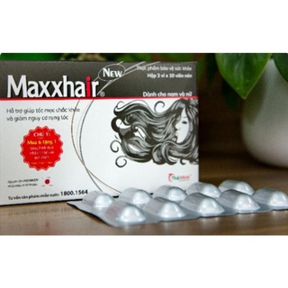 Maxxhair viên uống ngăn rụng tóc.hộp 30 viên