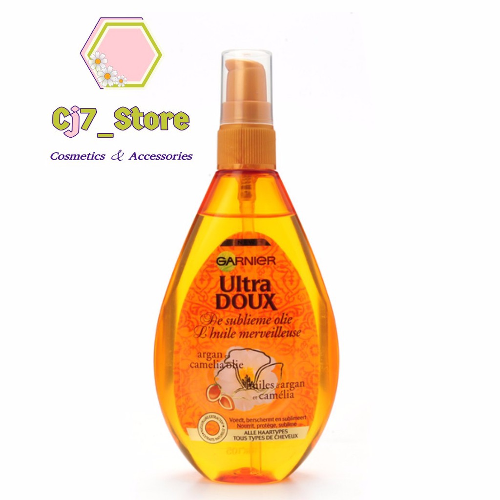 Dầu Dưỡng Tóc Garnier Ultra Doux L'Huile Merveilleuse 150ml