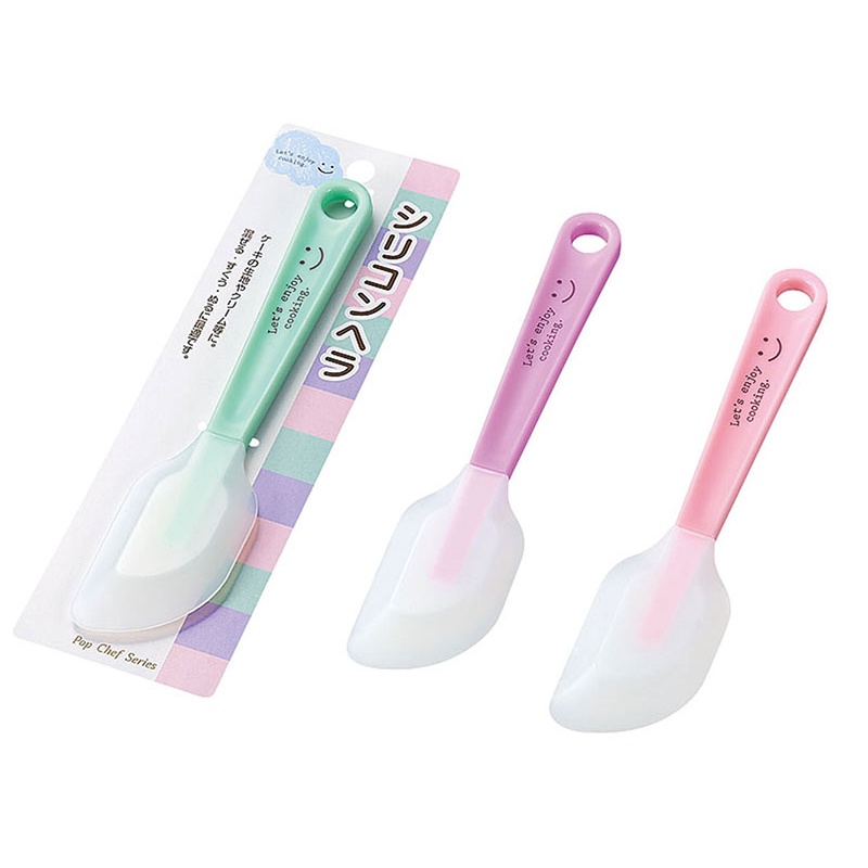 Phới trộn bột Echo được làm bằng silicon, dùng để khuấy bột làm bánh dài 19.5cm hàng Nhật nội địa màu ngẫu nhiên
