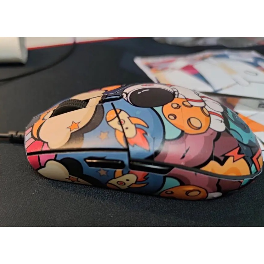 Miếng Dán EVA Chống Trầy Chống Trượt Chống Thấm Mồ Hôi Trang Trí Hình Chuột Hoạt Hình Cho Logitech G102 G304