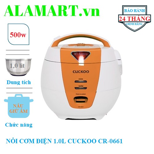 Nồi cơm điện Cuckoo 1.08 lít CR-0661