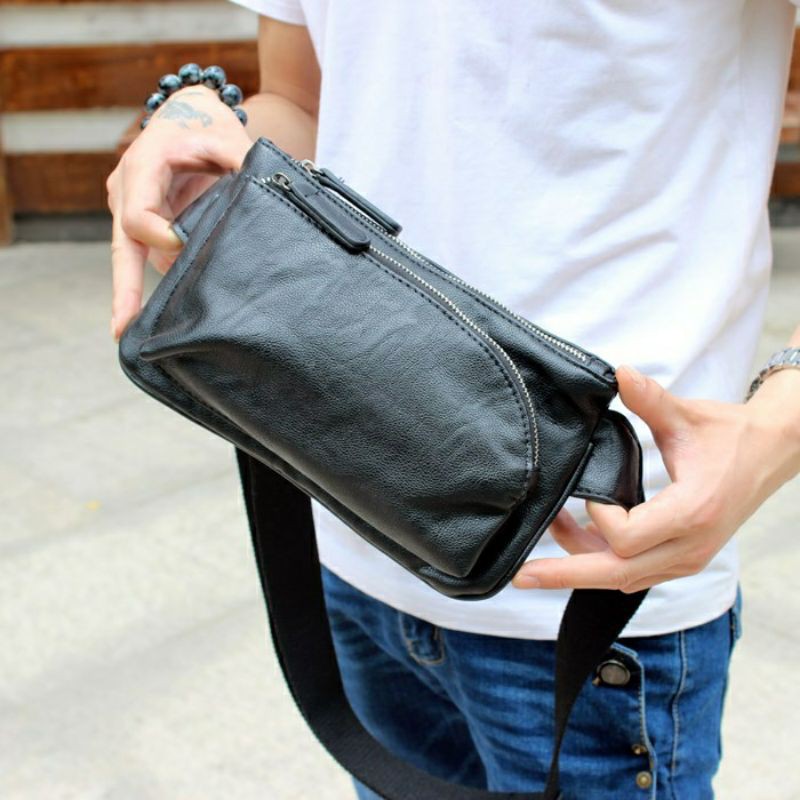 Túi Đeo Chéo Nam Nữ Nhỏ Gọn Da PU - Túi Đeo Bao Tử, Hông, Bụng, Tiện Lợi | Trạm Shop | BigBuy360 - bigbuy360.vn
