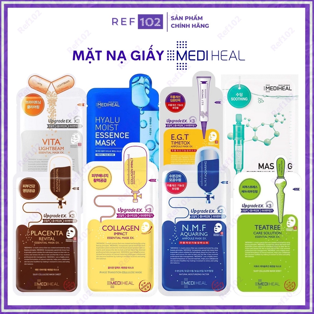 Mặt nạ giấy Mediheal dưỡng ẩm sáng da