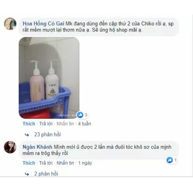 Kem Hấp ủ tóc collagen Chiko hương nước hoa cao cấp 500ml