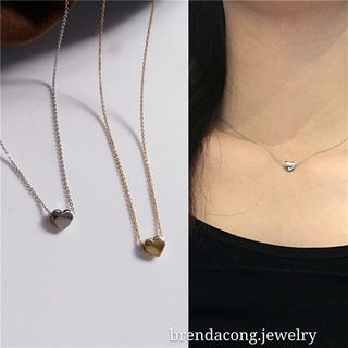 Korean love necklace with heart shape pendant necklace fashion women accessories jewelry