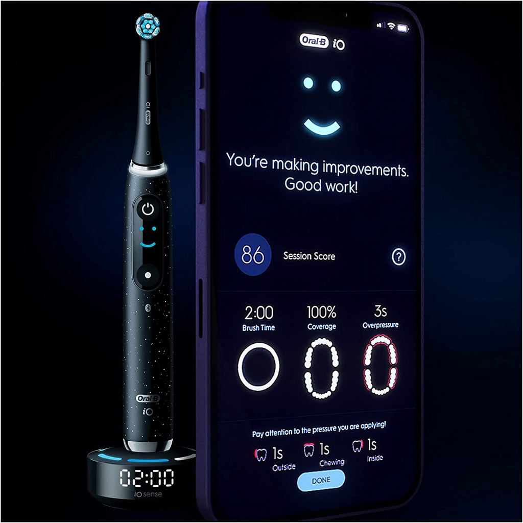 Bàn Chải Điện Oral-B iO Series 10 with iO Sense Chính Hãng