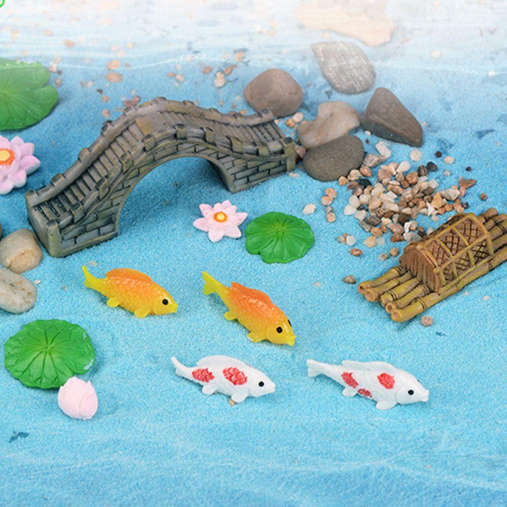 Móc Chìa Khóa Trang Trí Vườn Hình Hoa Sen Dễ Thương