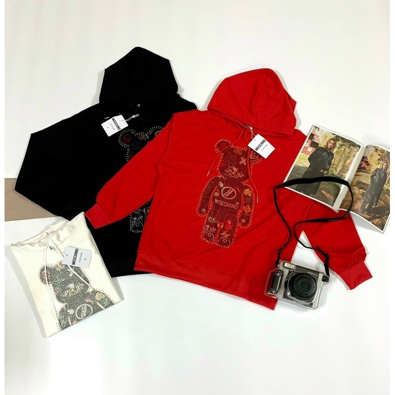 Áo Hoodie Hình Gấu Đá Dày Dặn Dáng Rộng Trẻ Trung Năng Động Cho Nữ | BigBuy360 - bigbuy360.vn