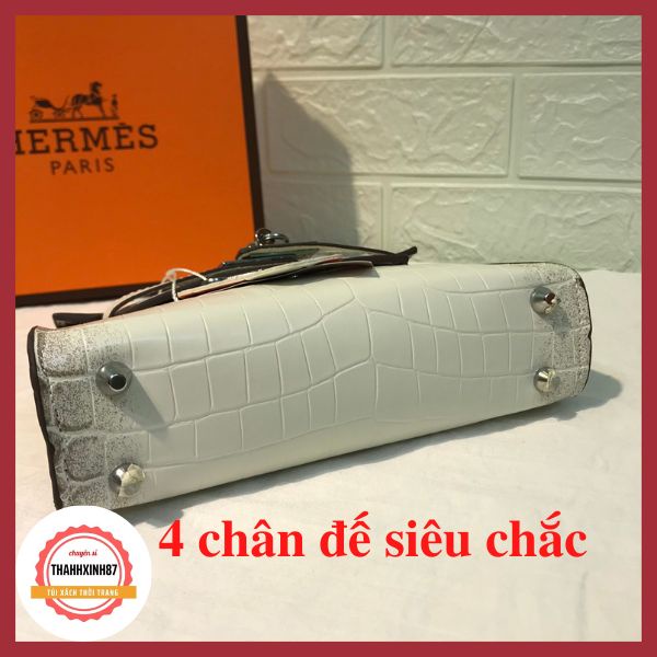 Túi hm bạch tạng size 19 full box kèm khăn lụa