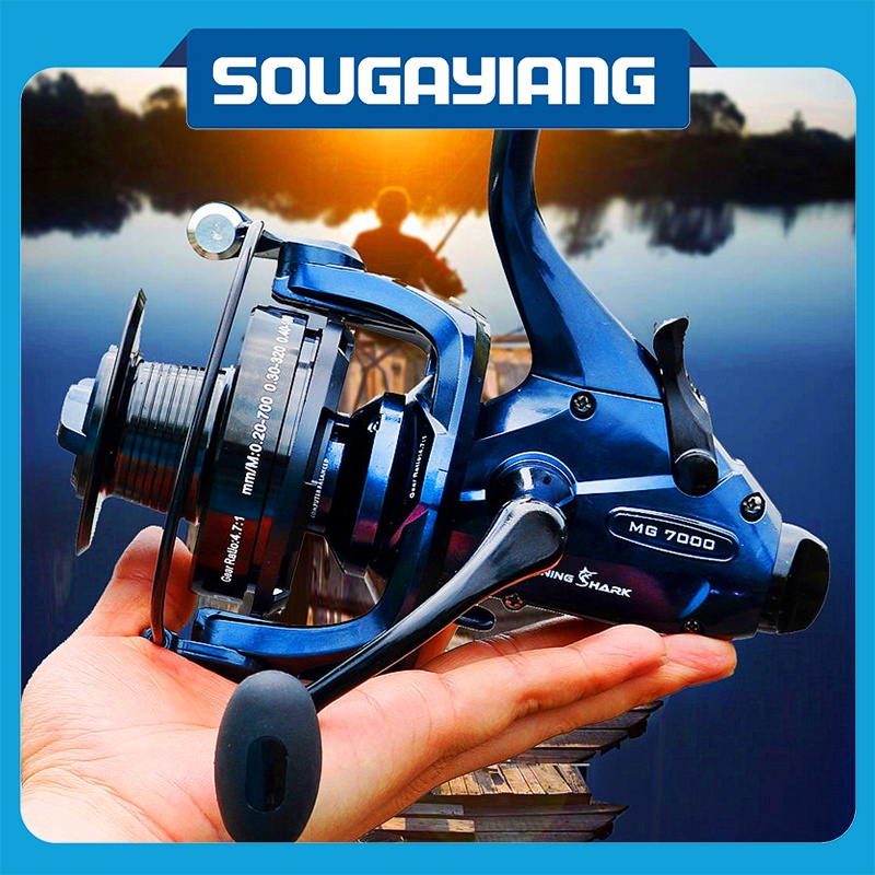 Sougayilang Fishing Reels 13+1BB Spinning Fishing Reel Right Left for Bass Trout Carp Trolling Fishing