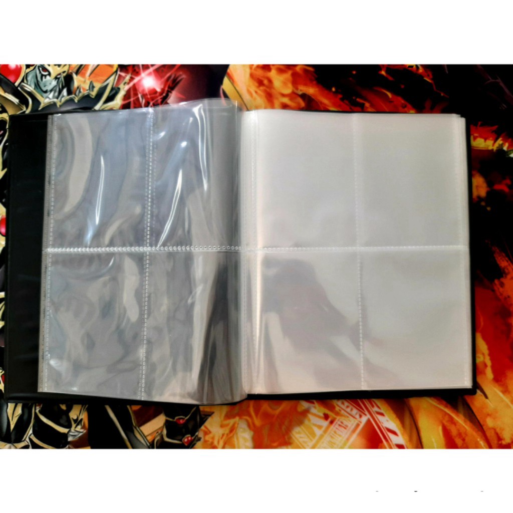 Album Sưu Tập thẻ bài 4-Pocket đen 2x2 (Tối Đa 160 Lá Bài) - Anime 01
