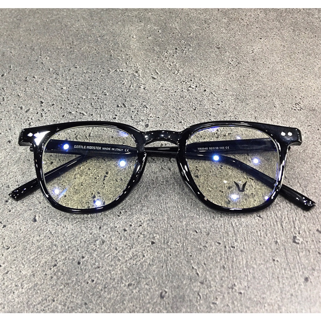 Gọng Kính Gen.tle 3 Màu Hot Trend Nhựa Cứng Cao Cấp Unisex