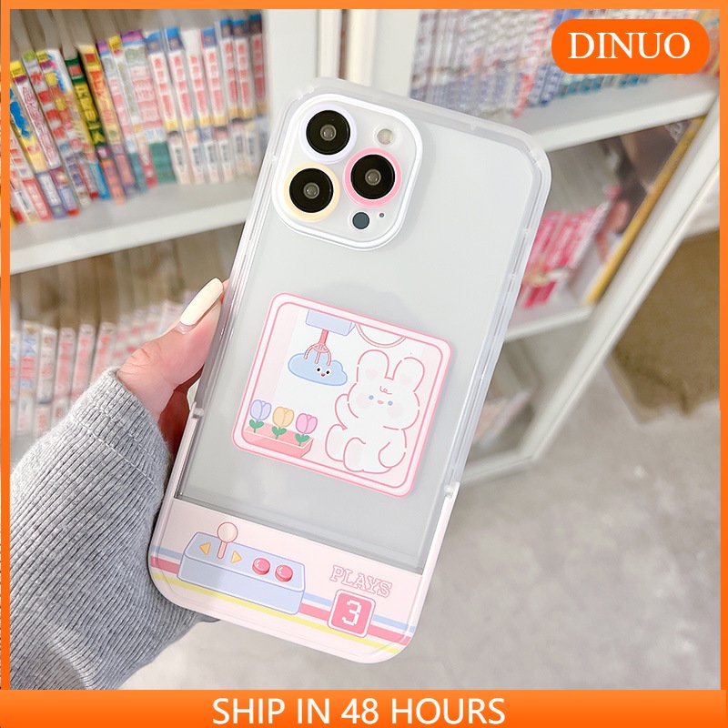 Ốp lưng iphoneỐp Điện Thoại  Kèm Giá Đỡ Tàng Hình Họa Tiết Hoạt Hình Dễ Thương Cho iphone 14 / 13Pro 12 / xs / 6 / 7 / 8PLUSDinuo case