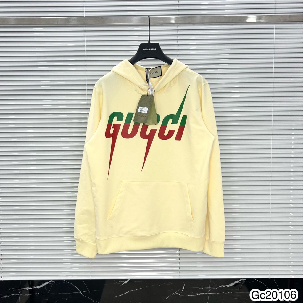 Áo Hoodie Nam Gc Họa Tiết Chữ Tia Sét In Ngực Cực Chất . Áo Nỉ Hoodie Unisex Chất Nỉ Bông Mềm Mịn - MINH TÂY STORE