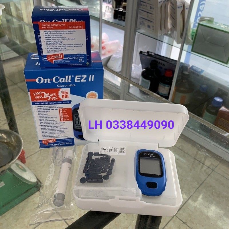 Máy đo đường huyết ON CALL EZ II ( kèm tặng 25 que test)