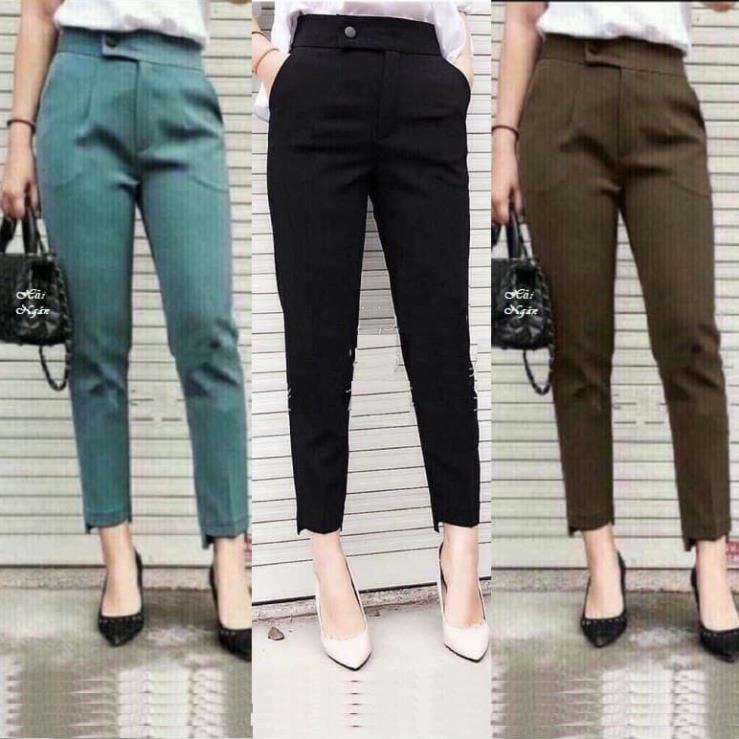 QUẦN CÔNG SỞ BAGGY TUYẾT MƯA GẤU LỆCH CÚC LỆCH | BigBuy360 - bigbuy360.vn