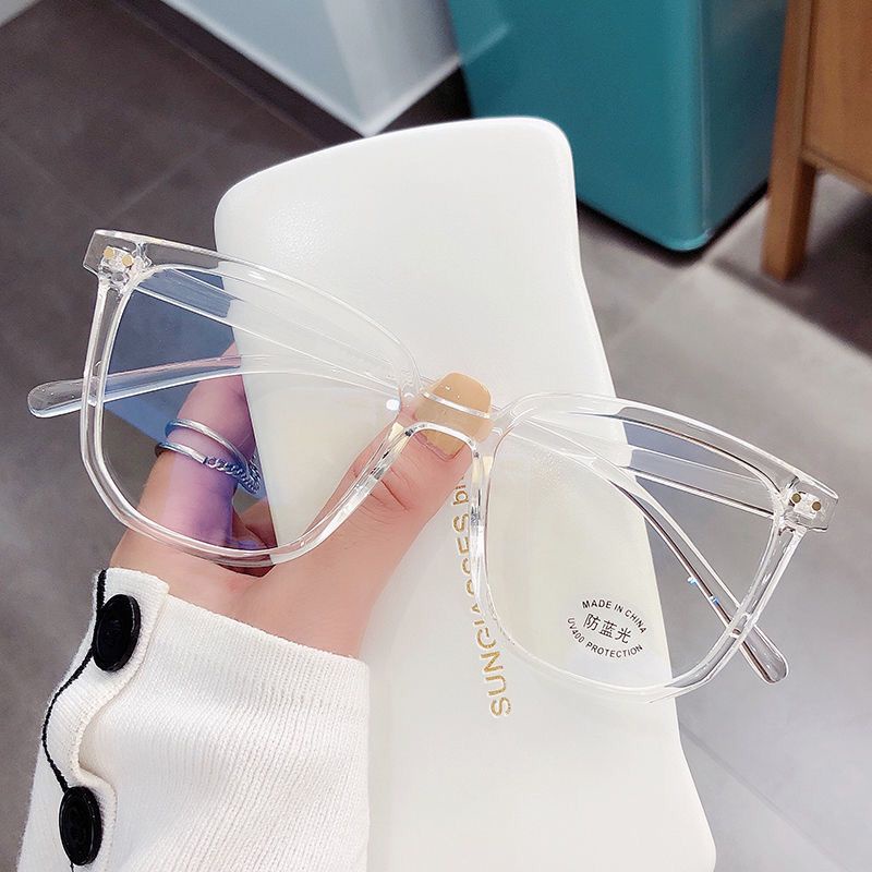 Mắt kính nữ nam giả cận không độ gọng kính cận thời trang mắt chống tia UV phong cách Ulzzang EMOJI 072