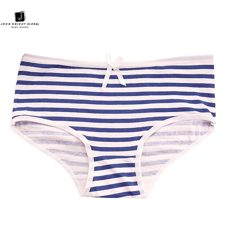 JKG Quần Lót Kẻ Sọc Hải Quân Đính Nơ Dễ Thương Bằng Vải Cotton Cho Phái Nữ | BigBuy360 - bigbuy360.vn