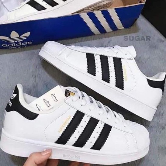 Giày Thể Thao adidas Superstar  Trắng Sọc Đen Cao Cấp nam nữ full size 36-43 | BigBuy360 - bigbuy360.vn