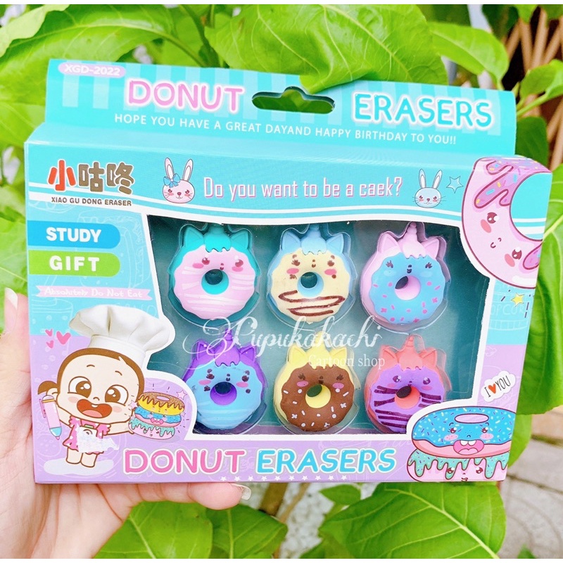 Gôm/Tẩy bút chì Bánh Donut  dễ thương