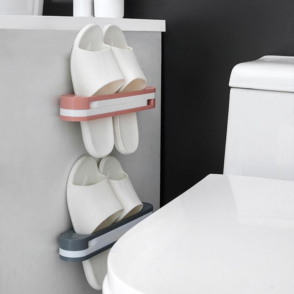 Giá Treo Dép Gắn Tường 3 Trong 1 Tiện Lợi