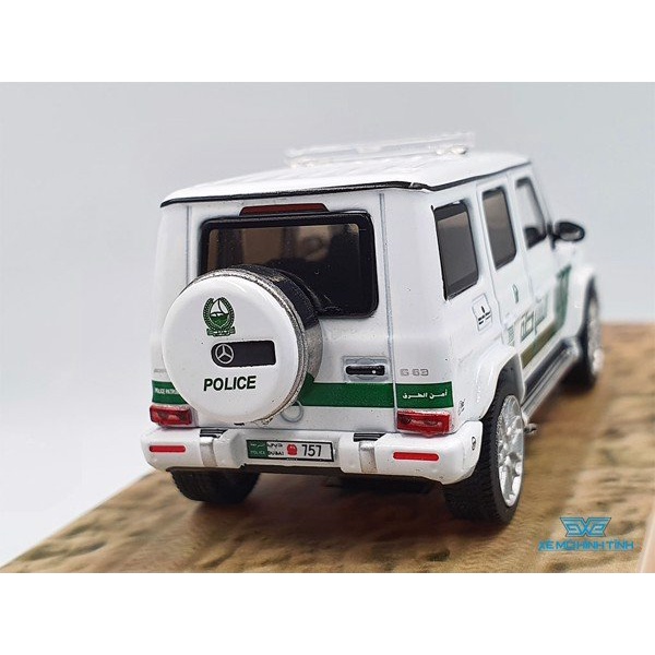 Xe Mô Hình Mercedes-AMG G63 Tỉ lệ 1:64 Hãng sản xuất Tarmac Works ( Dubai Police )