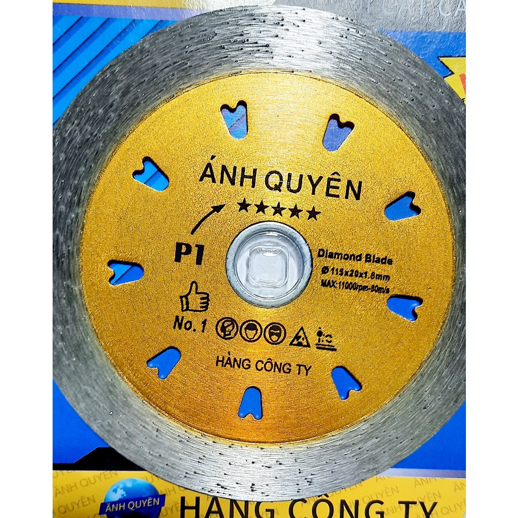 Lưỡi cắt gạch AQ 114 siêu bền, lưỡi cắt bê tông, cắt đá