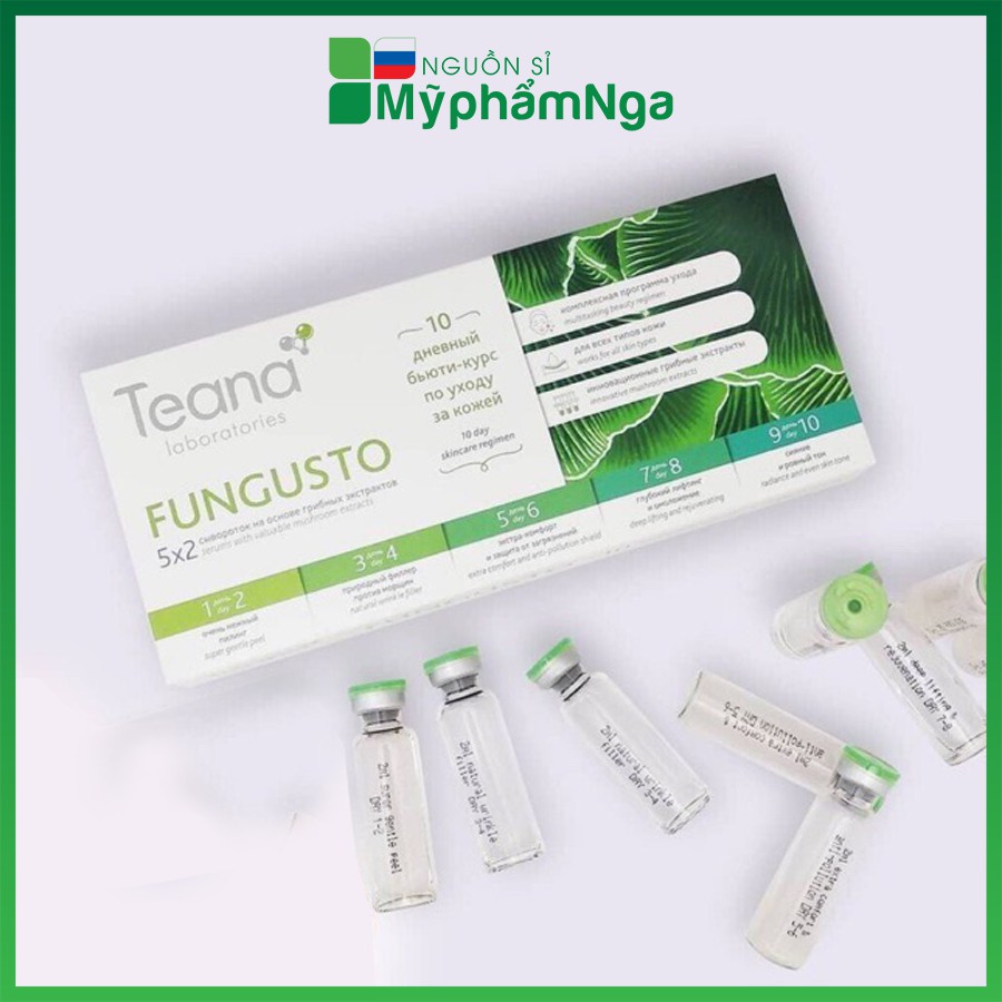 Liệu trình thay da 10 ngày serum Teana Fungusto