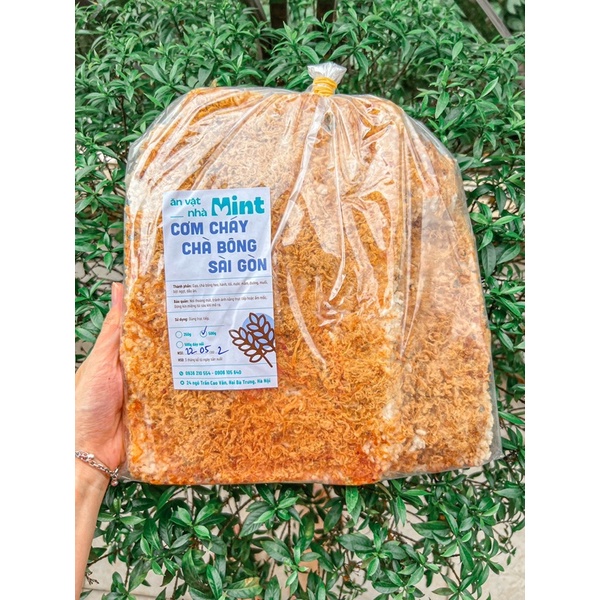 Cơm cháy chà bông siêu sốt ruốc - 2 LOẠI VUÔNG/TRÒN ĐÁY NỒI - Cơm BAO GIÒN THƠM NGON - Ăn vặt Hà Nội