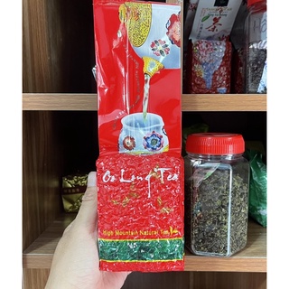 200gram trà ôlong tứ quý tấm đọt . vị hậu ngọt. trang trại trà olong hơn 80ha tại bảo lộc